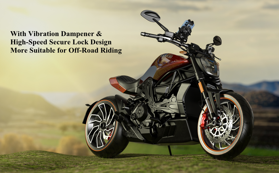 Motorcycle phone mounts that are more suitable for off-road riding