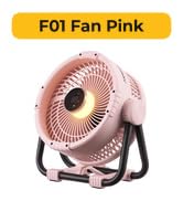 camping fan pink