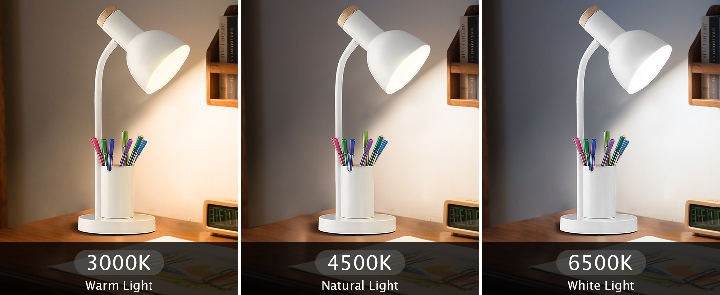 3 color modes led table lamp for home