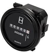 Mechanical Hour Meter Gauge - AIMILAR Professional Engine Hourmeter AC110-250V for Boat Auto ATV ...