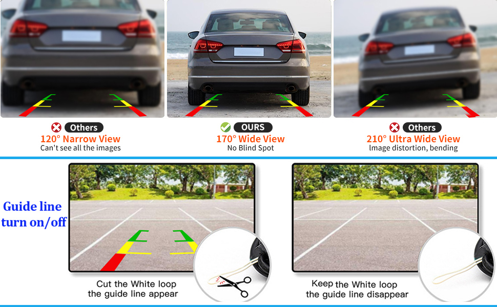 back up camera license plate