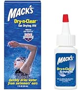 Mack's Dry-n-Clear Ear Drying Aid - Swimmers Ear Drops for Water Clogged Ears After Swimming, Sh...