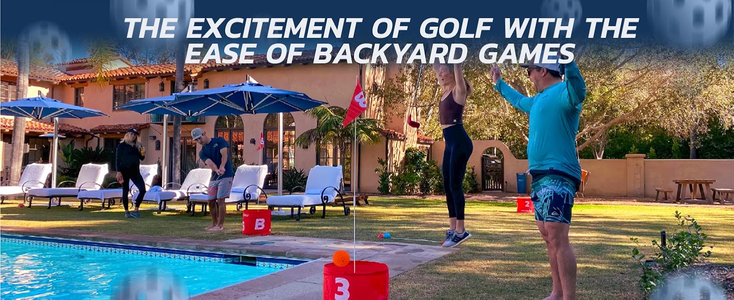 The excitement of golf with the ease of backyard games