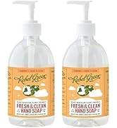 Rebel Green Fresh &amp; Clean Hand Soap - Moisturizing Natural Bathroom &amp; Kitchen Liquid Soap - Gentl...