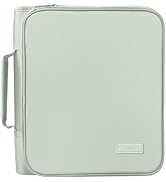 SUNEE Zipper Binder Bag with Handle, 2-Inch 3-Ring O-Ring, 500-Sheet Capacity, Includes Zip Pocke...