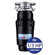 1/3 horsepower garbage disposal 2400 rpm continuous feed disposer