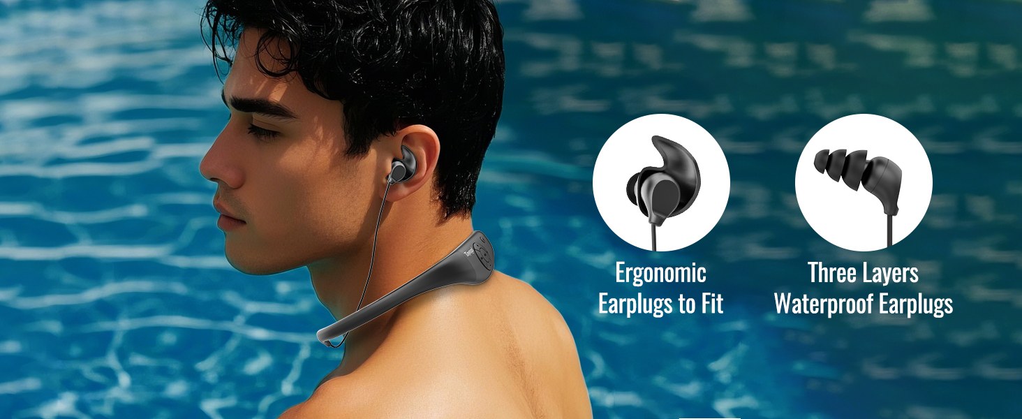 Tayogo swimming headphones w16