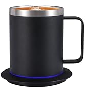 DEQIANG Self Heating Coffee Mug, Heated Coffee Mug with Smart Mug Warmer &amp; Ergonomic Handle, Auto...