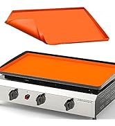 SOONAN Silicone Griddle Cover for Blackstone 28 inch, Upgrade Full Edge Coverage Griddle Mat Gril...