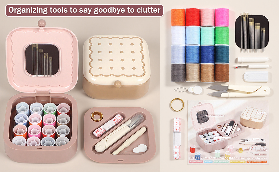 Organizing tools to say goodbye to clutter.