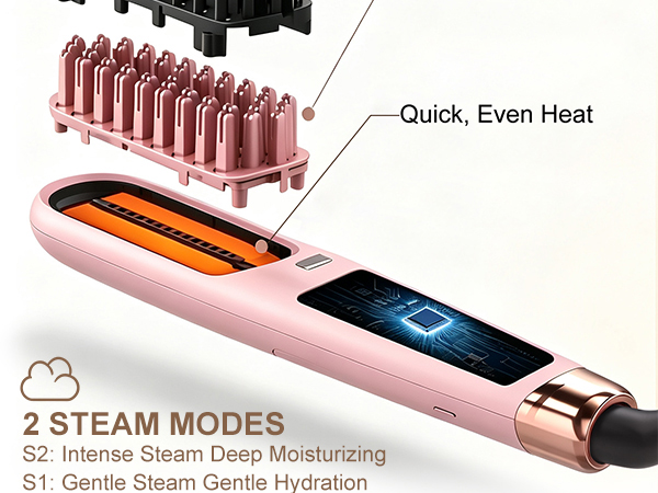 steam brush for hair
