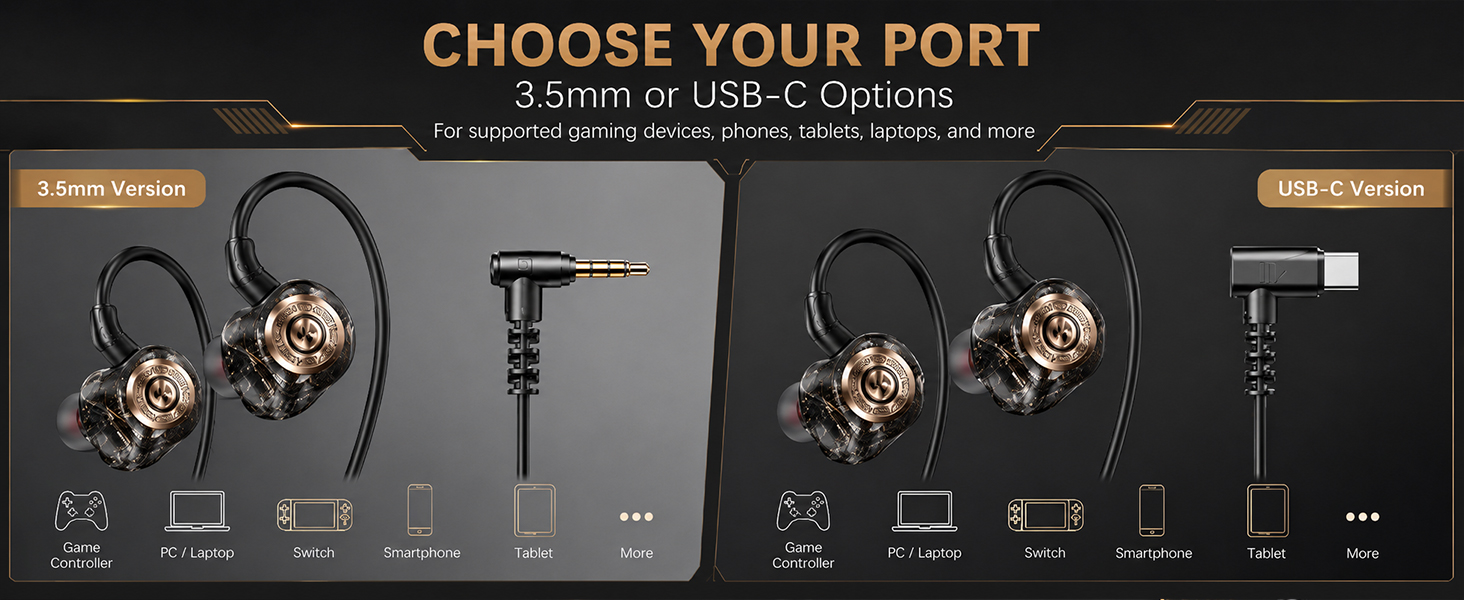 CHOOSE YOUR PORT