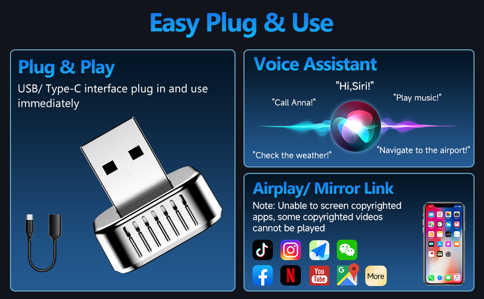 convert wired to wireless carplay