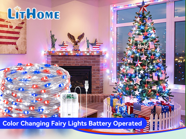 color changing fairy lights battery operated