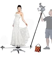 360 Degree Large Photography Turntable,440LB Load Camera Spinning Rig for Filmmaker/Videographer ...