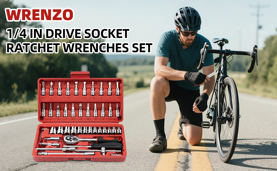 WRENZO socket ratchet wrenches set