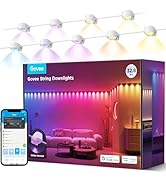 Govee RGBIC String Downlights, Smart LED String Lights Works with Alexa, Wi-Fi Color Changing Ind...