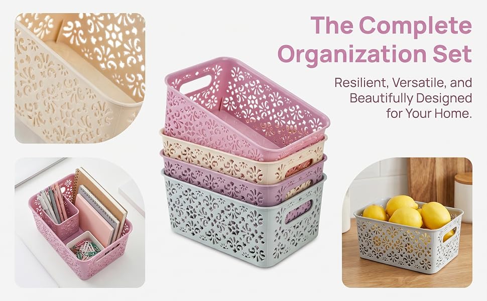 Plastic Storage Baskets