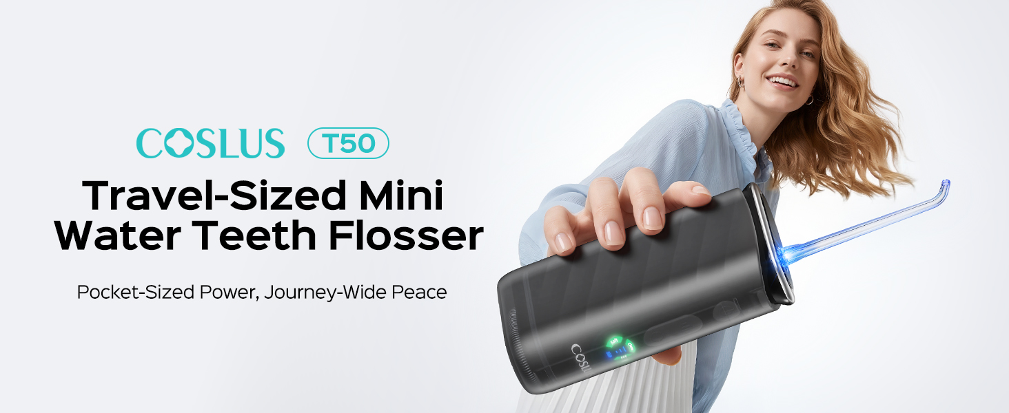 COSLUS T50 Portable Water Flosser for Travel