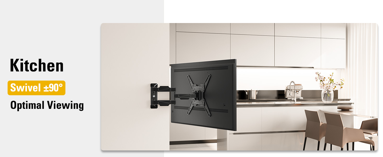  TV Mount Full Motion with Swivel Articulating Arm