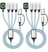 4in2 Multi Charging Cable for iWatch Charger/iPhone Charger/CarPlay Cable, Travel Vacation Essent...
