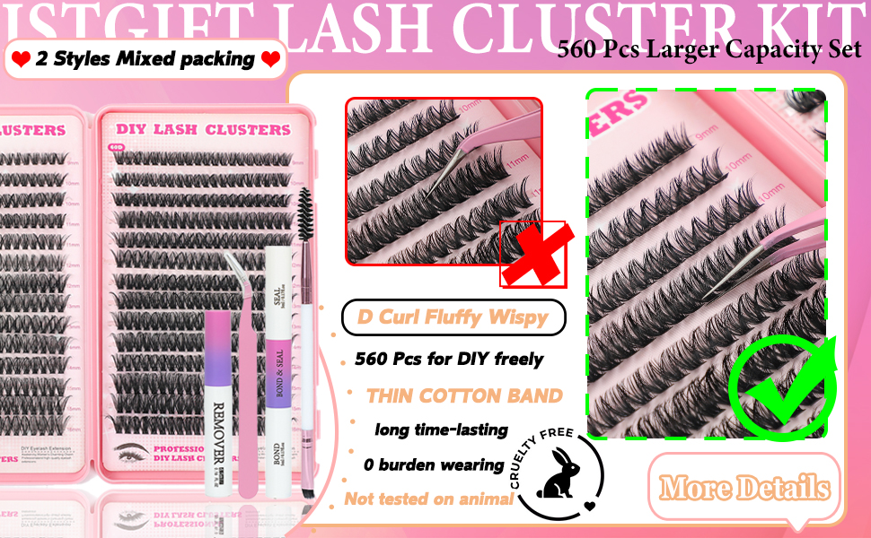 Lash Clusters Kit