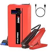 Wagan EL7601 iOnBoost V8 Slim Jump Starter 1200A Peak 12V Portable Lithium Car Battery Booster fo...
