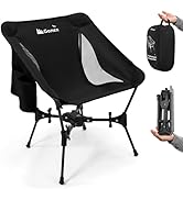 Gonex Portable Camping Chair, The 5th Gen Ultralight Compact Backpacking Foldable Lightweight Fol...