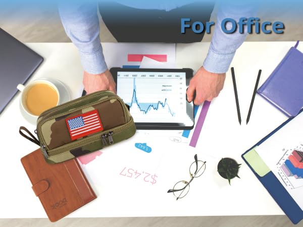 Large Capacity Pencil Case for Boys,Tool Bag for Middle School College Office Organizer for Kids