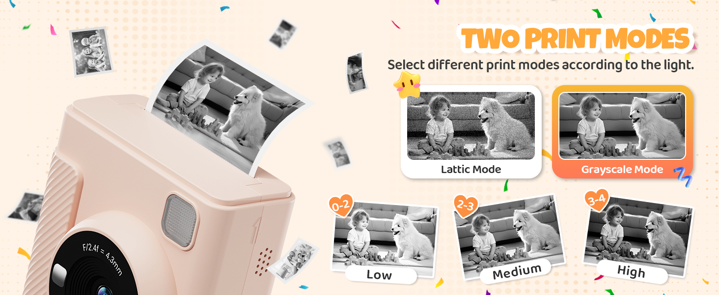 Kids Camera Instant Print