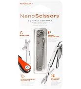 KeySmart NanoScissors - Mini Portable Foldable Keychain Scissors