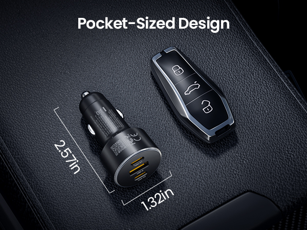 PISEN car charger adapter