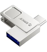 ORICO 64GB USB C Flash Drive, Dual USB-A &amp; USB-C Thumb Drive USB 3.2 Gen 1, Up to 90MB/s Read, 36...