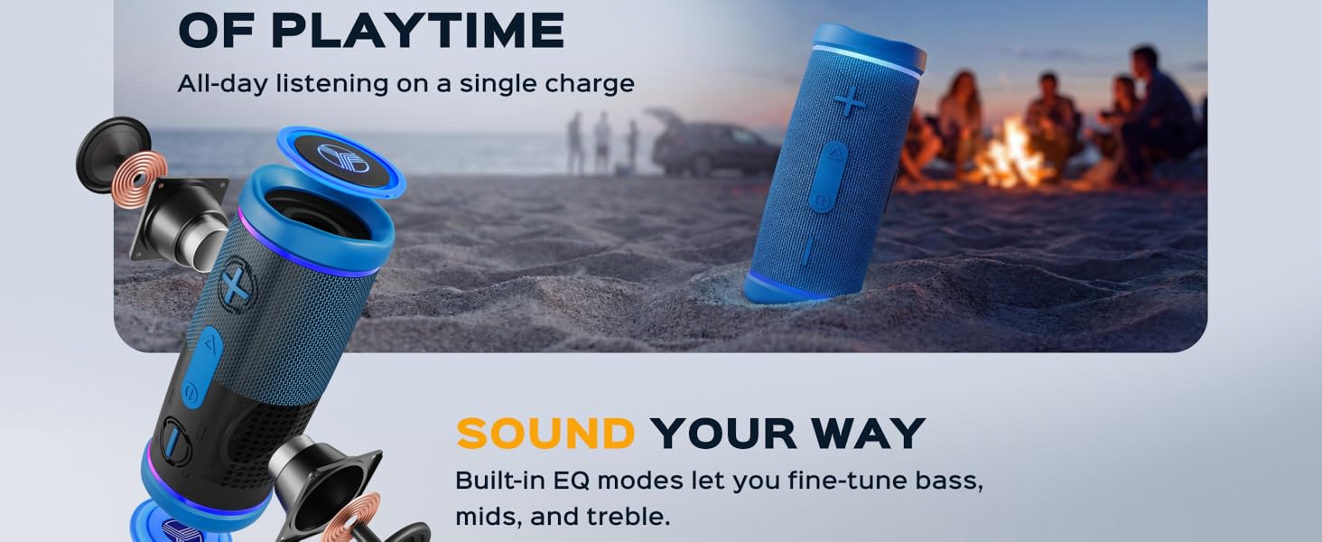 Up to 20 Hours of Playtime. Sound Your Way