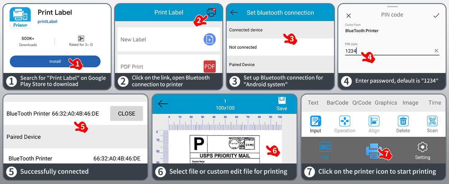 thermal label printer