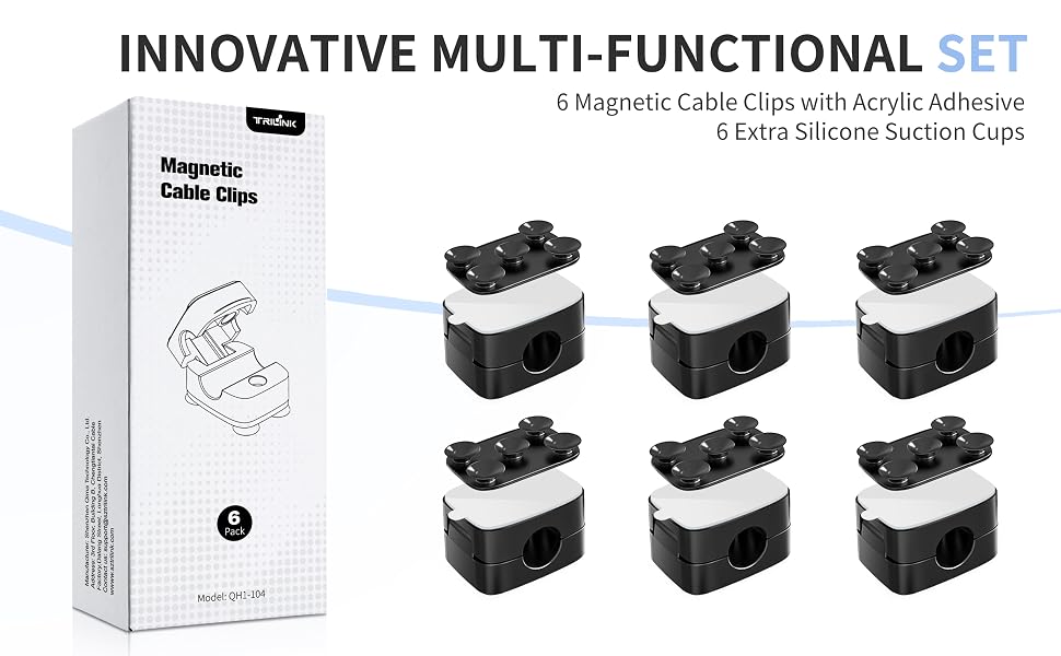 Magnetic Cable Clips