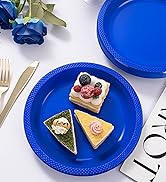blue plates disposable