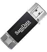 SamData 128GB 1 Pack 2 in 1 OTG USB C + USB Flash Drives USB2.0 Thumb Drives, USB A and USB C Dua...