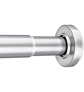 AmazerBath Spring Tension Shower Curtain Rod, 31-75 Inches Heavy Duty Shower Curtain Rod Rust Pro...