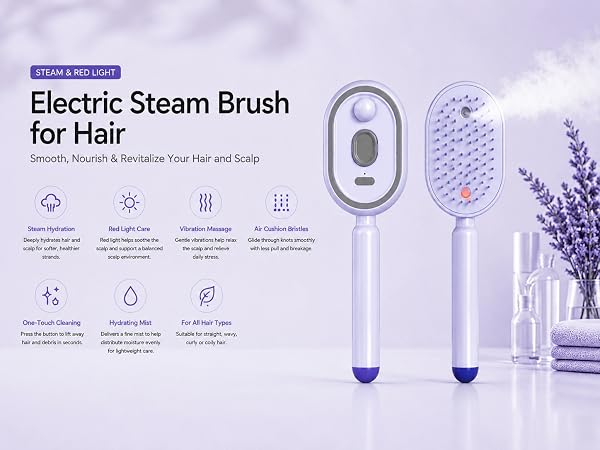 electric spray air cushion massage comb