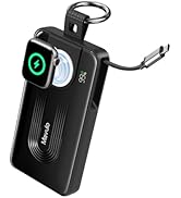 Mavulo Retractable Portable Charger for Apple Watch and iPhone 10000mAh 20W Fast Charging Power B...