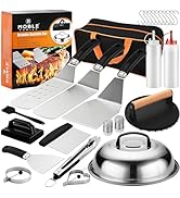 N NOBLE FAMILY 27 PCS Griddle Accessories Kit, Flat Top Grill Accessories Set for Camping, Profes...