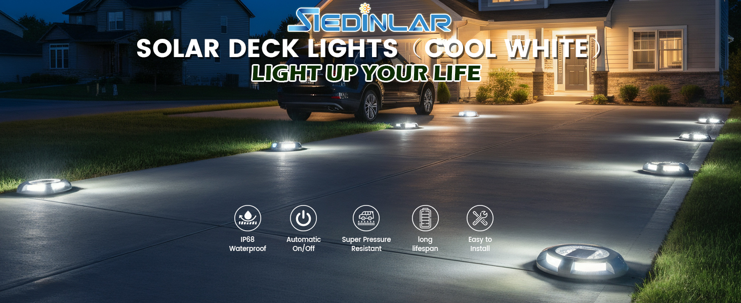 solar deck lights