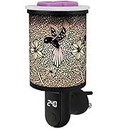 Metal Wall Plug-in Timer Wax Warmer with 1 pics Silicone Liner,Electric Wax Burner Melter Fragran...