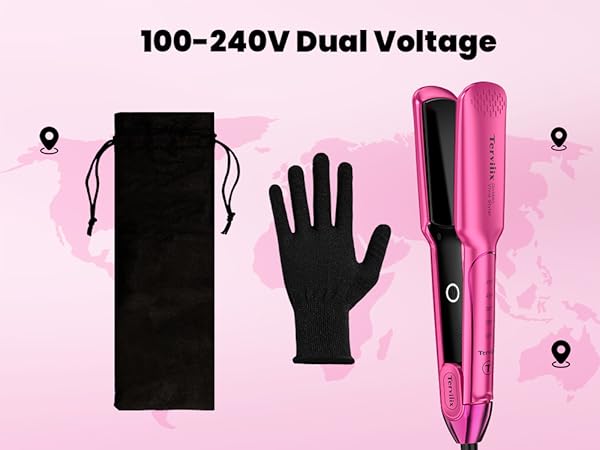 ceramic flat iron hair straightener