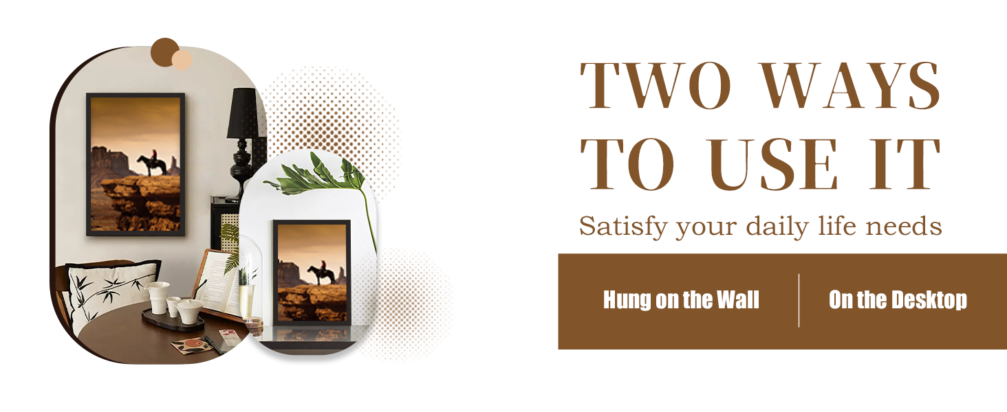 two ways to use it