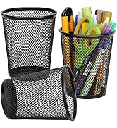 MaxGear Pen Holder for Desk, Premium Mesh Metal Pencil Holder Pen Cup Marker Holder Makeup Brush ...