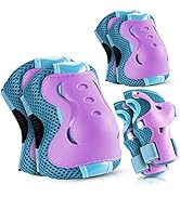 BOSONER Knee Pads for Kids Roller-Skating - Adjustable Protective Gear Set Knee Elbow Pads Wrist ...