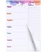 Meal Planner for Fridge, 60 Sheets 7x10