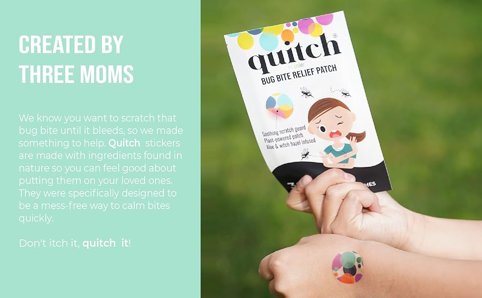quitch sticker bug bite relief